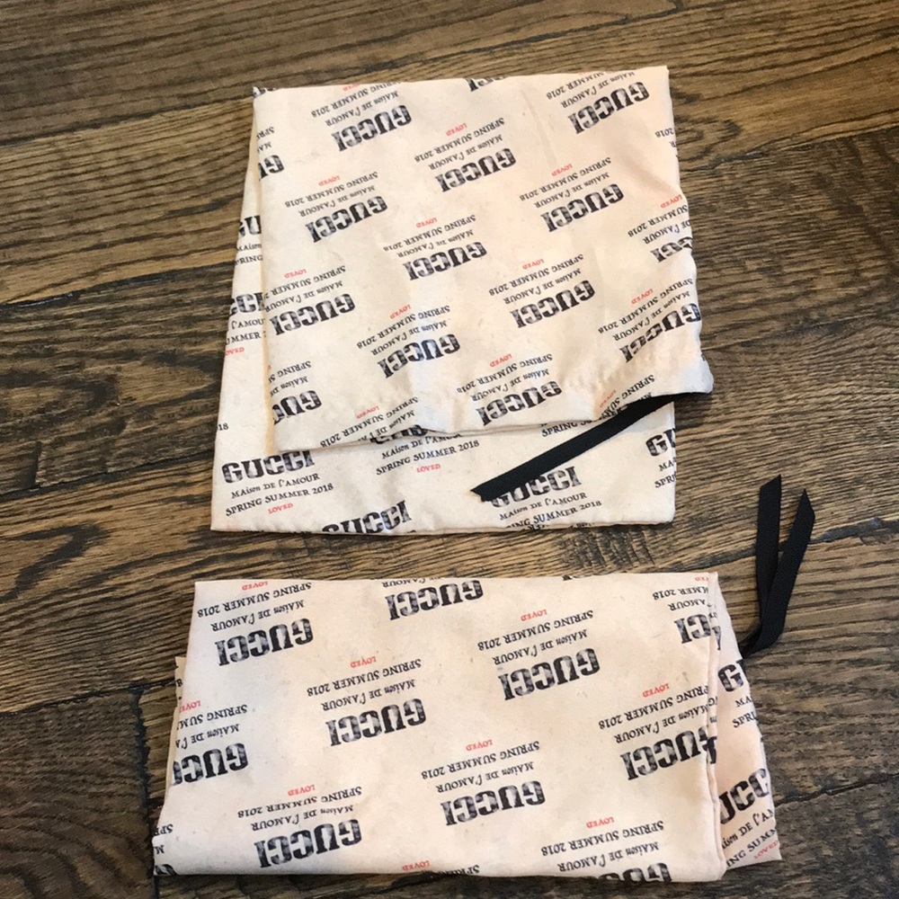 Gucci dust bags